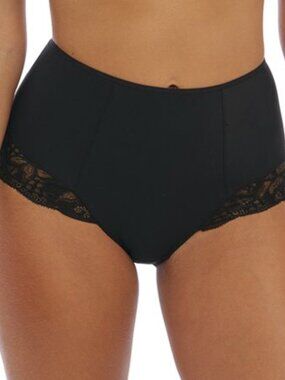 #1624 Fantasie Women's Reflect High Waist Brief Underwear - Black